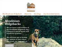 Tablet Screenshot of mountainridgekennel.com